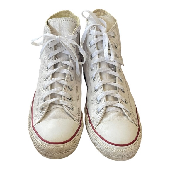 Converse Mens Sneakers 12 Chuck Taylor All Star Leather White 132169C - Picture 9 of 9